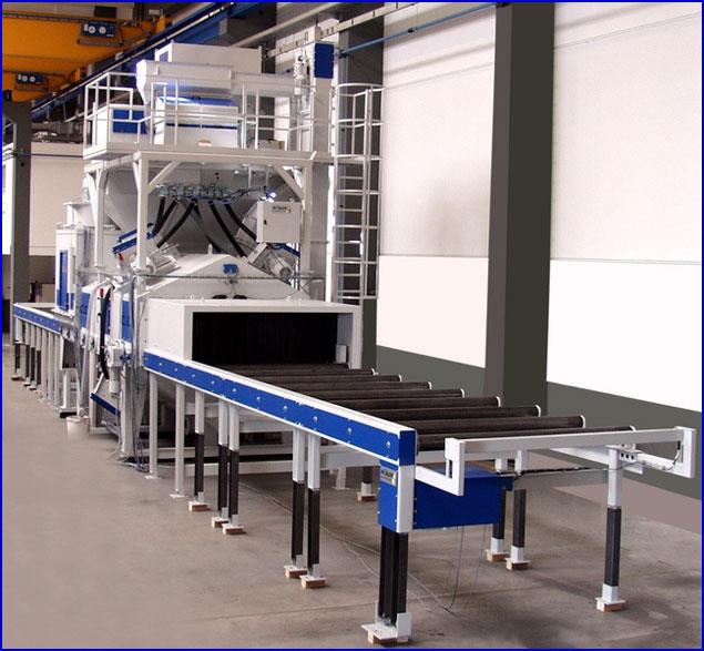 輥道通過式拋丸清理機 輥道通過式拋丸清理機